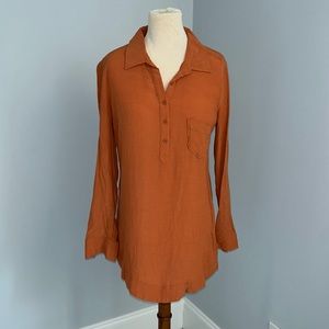 Burnt Orange long blouse